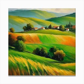 Tuscan Countryside 3 Canvas Print