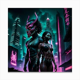 Shvdow Demons Canvas Print