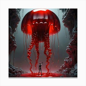 Red Jelly 1 Canvas Print