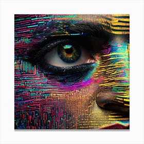 Cyber Eye Canvas Print