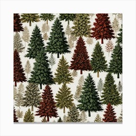 Christmas Trees Canvas Print