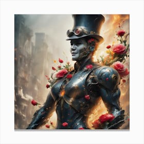 Steampunk Woman Canvas Print