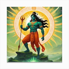 Lord Shani 2 Canvas Print