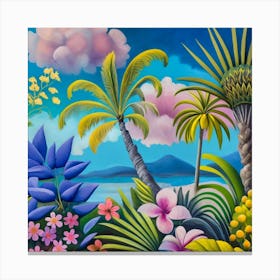 Caribbean picture Canvas Print