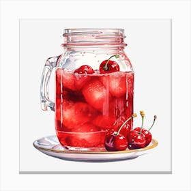 Cherry Iced Tea 7 Canvas Print