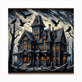 Haunted House 6 Canvas Print