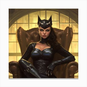 Catwoman # 0009 Canvas Print