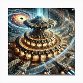 Converted Celestial Displacer Canvas Print