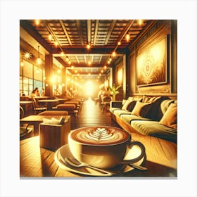 Coffee Shop Canvas Print