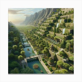 City In The Jungle Canvas Print