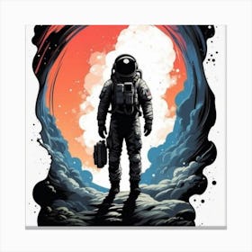 Space Explorer Canvas Print