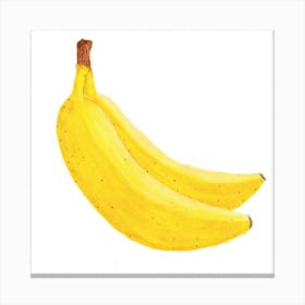 Bananas watercolor Canvas Print