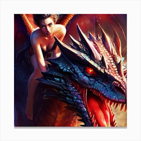 Dragon Rider Canvas Print