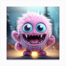 Monster Monster Monster Monster Monster Monster Monster Monster Monster Monster 1 Canvas Print