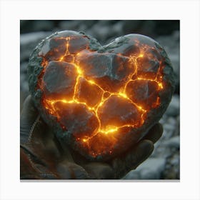 Heart Of Stone 1 Canvas Print