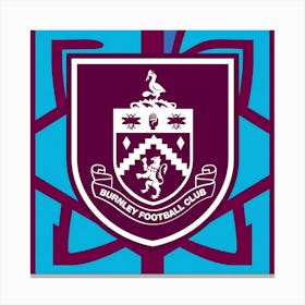 Burnley F.C Logo Wall Art 18 Canvas Print