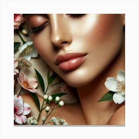 Beauty Stock Videos & Royalty-Free Footage 3 Canvas Print