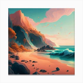 Landscape Painting Canvas Print