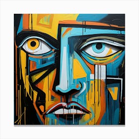 Face Of A Woman Canvas Print