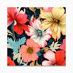 Floral Pattern 5 Canvas Print