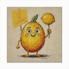 Life Me Lemons Canvas Print