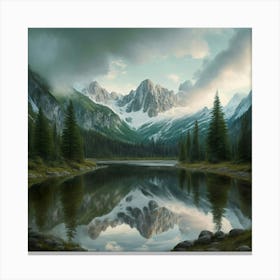 Mountain Lake Canvas Print