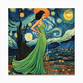 Starry Night 1 Canvas Print