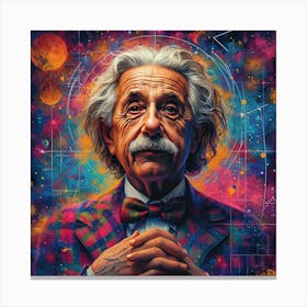 Albert Einstein 13 Canvas Print