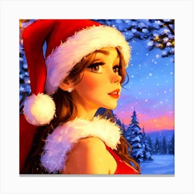 Christmas Girl 1 Canvas Print