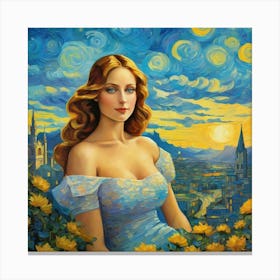 Starry Night gh k Canvas Print