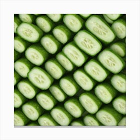 Cucumber Slices 2 Canvas Print