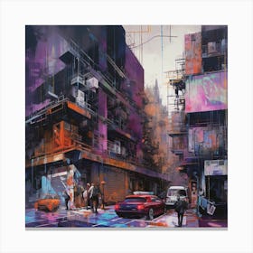 Hong Kong City Canvas Print