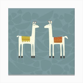 Everyone Loves A Llama Canvas Print