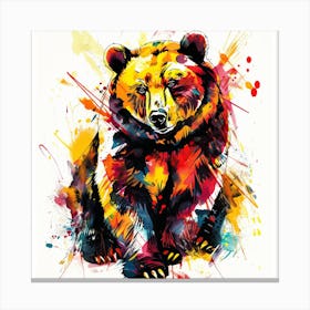 Bear Painting 2 Canvas Print