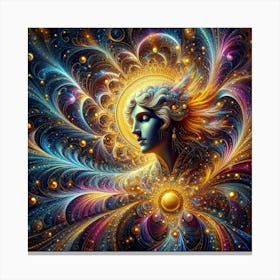 Psychedelic Woman 1 Canvas Print