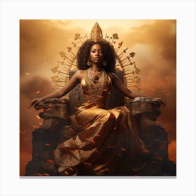 Throne of a Queen Canvas Print