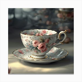 Tea Art 18 Canvas Print