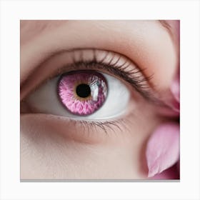 Pink Eye 2 Canvas Print