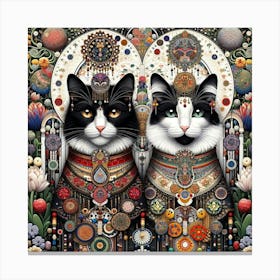 The Majestic Cats 20 Canvas Print