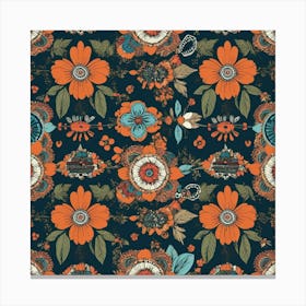 Floral Pattern 3 Canvas Print