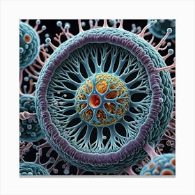 Human Cell 7 Canvas Print