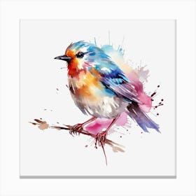 Colorful Bird 3 Canvas Print