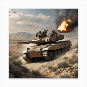 M60 Tank 1 Canvas Print