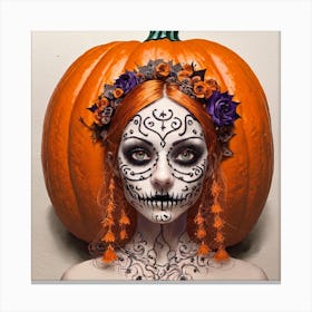 Day Of The Dead 16 Canvas Print