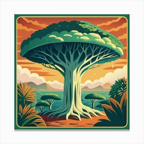 Atherton Tableland S Curtain Fig Tree Australia Canvas Print