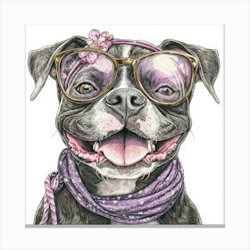 Sassy Dog 1 Canvas Print