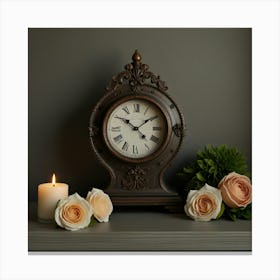 Default Clock Decor 2 Canvas Print