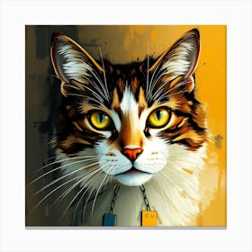 Cat Portrait 3 Canvas Print