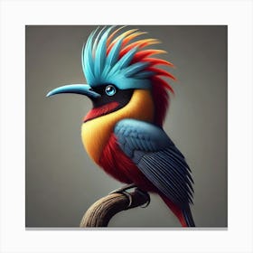 Colorful Bird Canvas Print