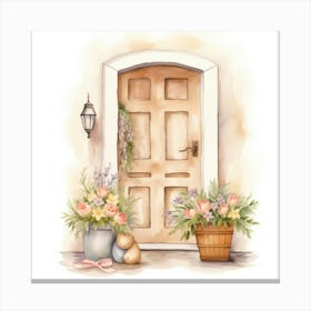 Easter Door 3 Canvas Print